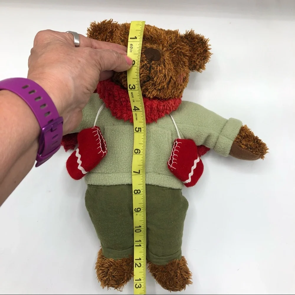 Vintage 2002 Hallmark Teddy Mittens 100th Anniversary of the Teddy Bear Plush